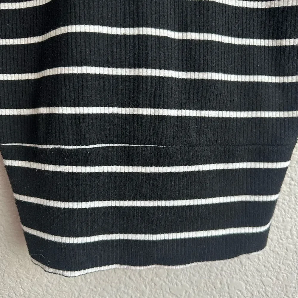 Bellamie Striped Hoodie Tunic Top – Size S